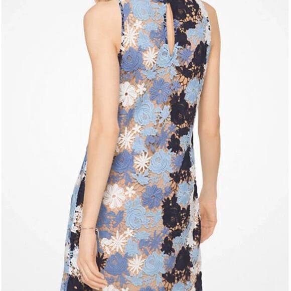 MICHAEL MICHAEL KORS Floral Lace Shift Dress Sz 6 - Picture 6 of 6